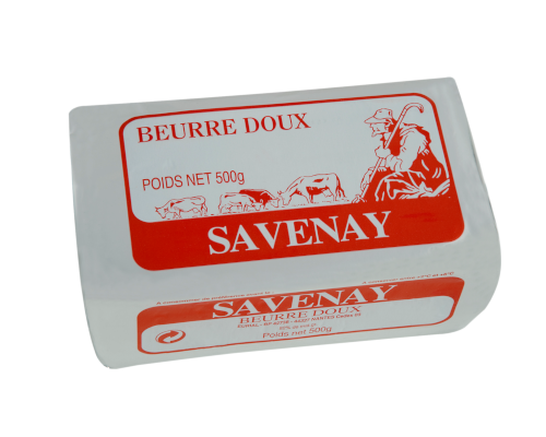 Beurre De Savenay Doux (France) En Plaquette -500g